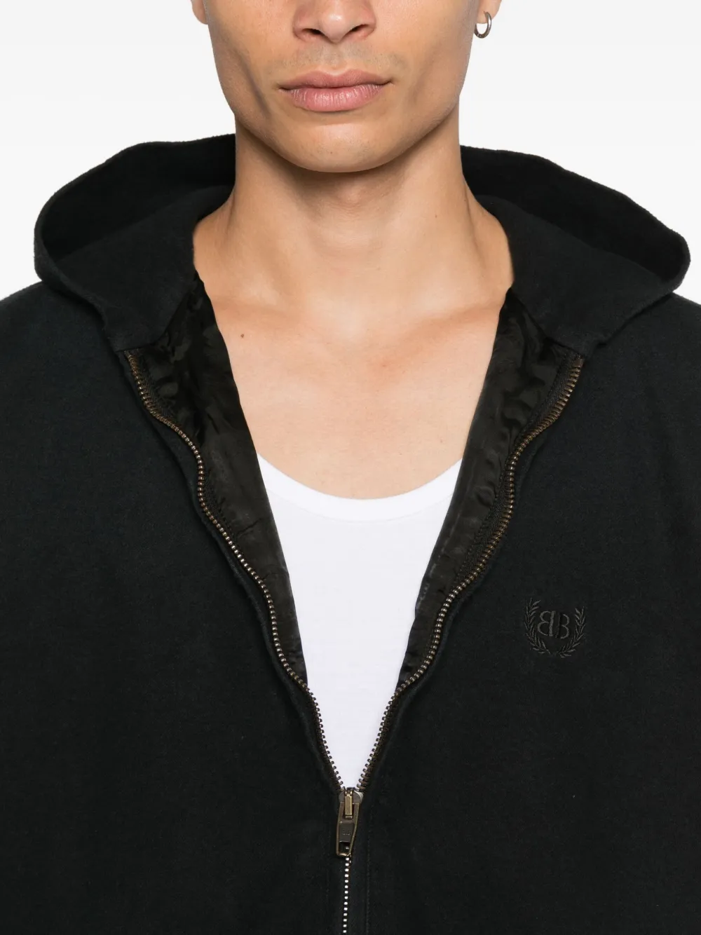 Balenciaga Jack met capuchon Zwart