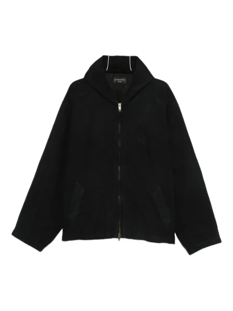 Balenciaga hooded zip-up jacket