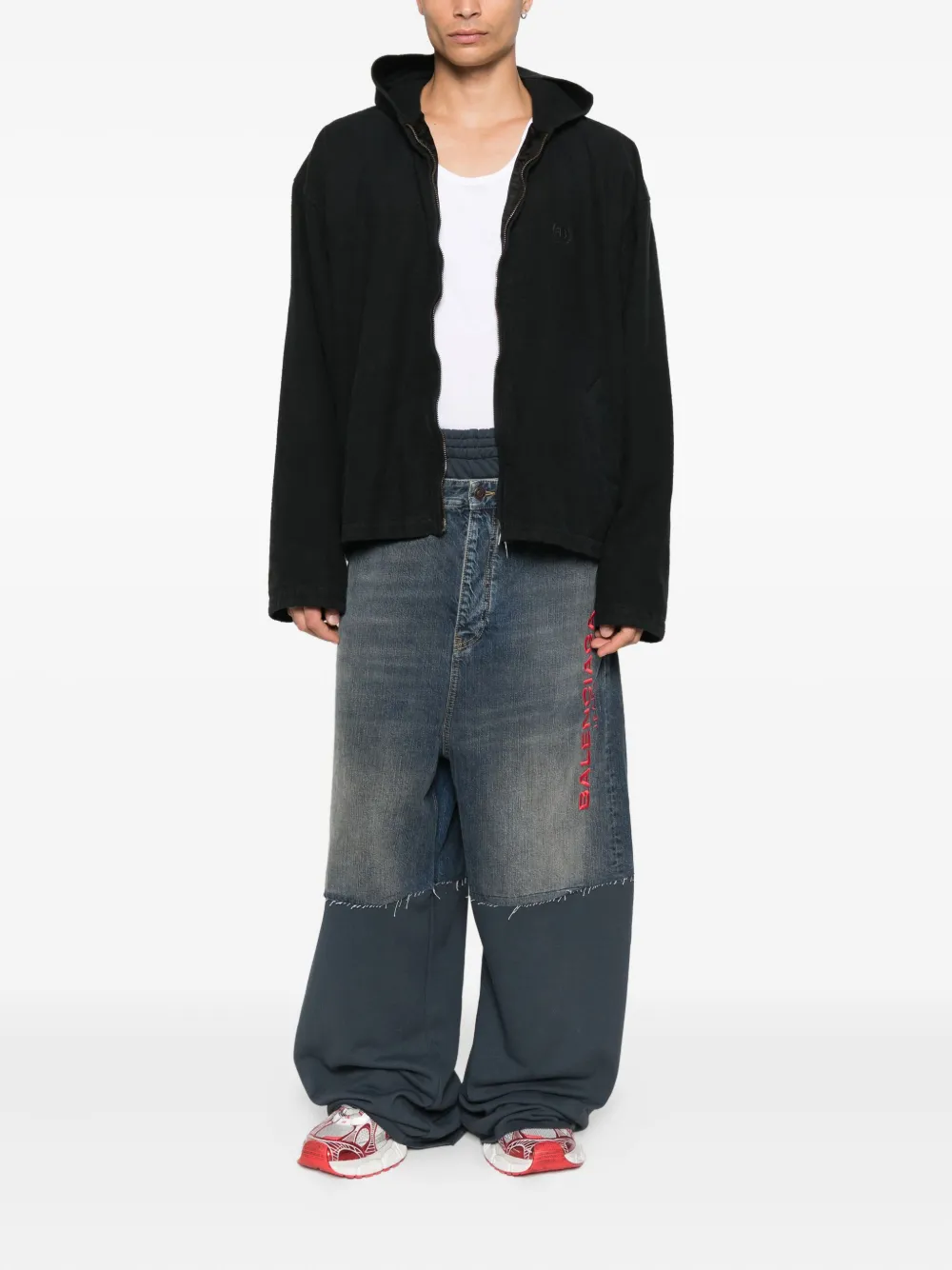 Balenciaga Jack met capuchon Zwart
