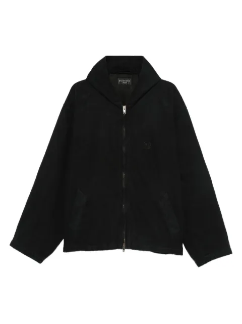 Balenciaga hooded zip-up jacket