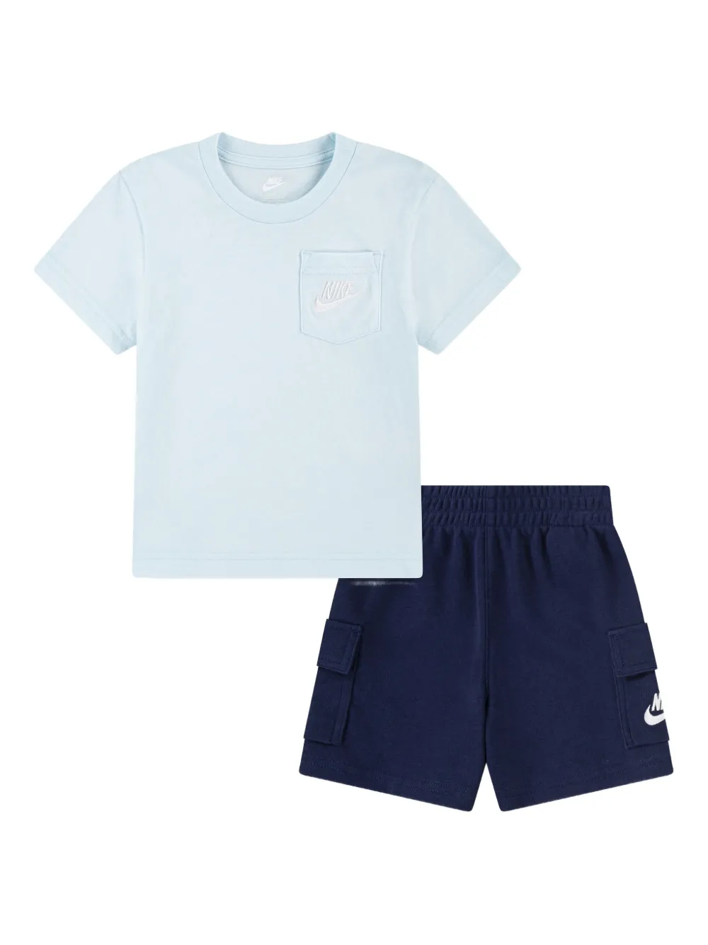 Nike Kids Shorts set met cargo zak Blauw