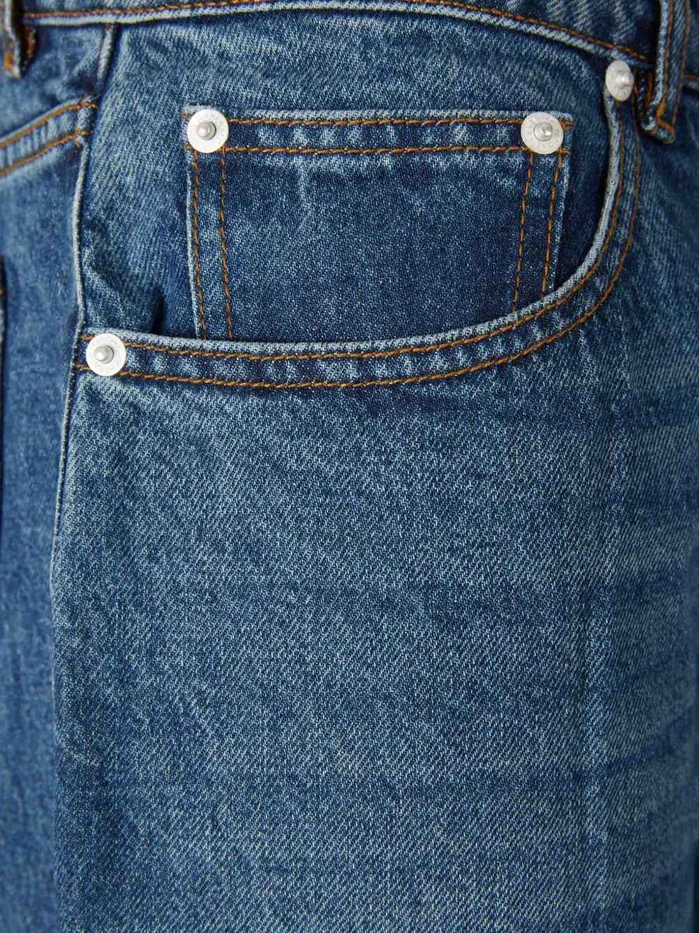 Officine Generale Jeans met vijf zakken Blauw