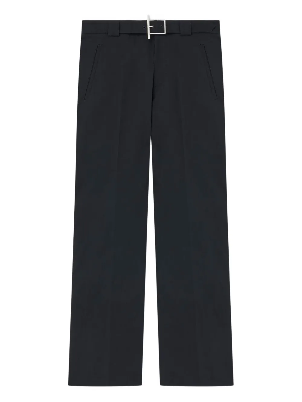 Alexander McQueen buckle-fastening trousers Zwart