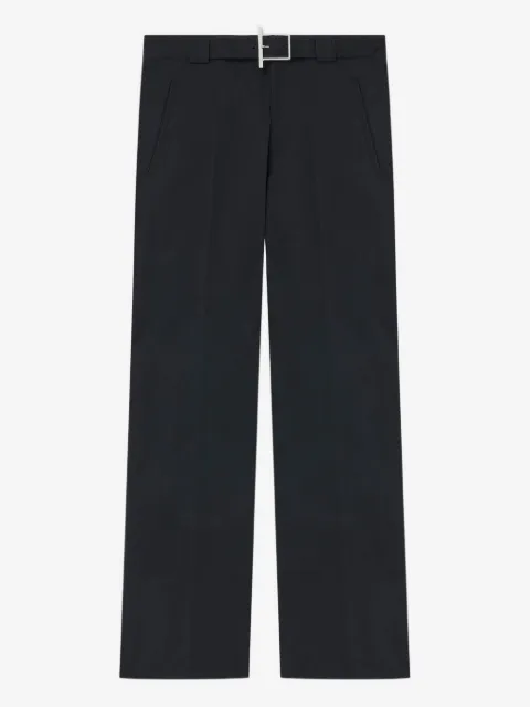 Alexander McQueen pantalones con cierre con hebilla