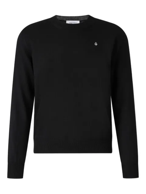 Alexander McQueen skull-embellished crew-neck sweater