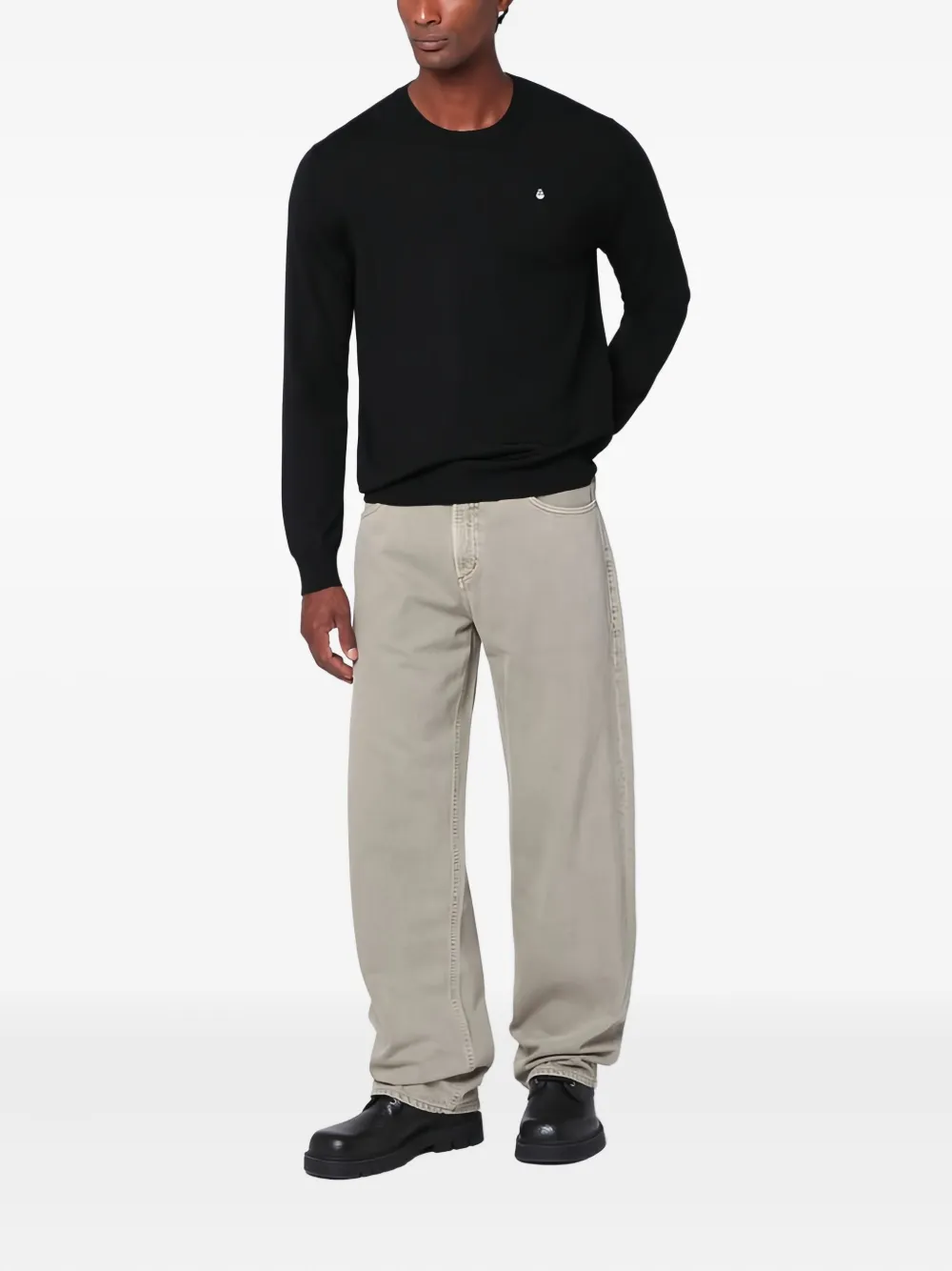 Alexander McQueen skull-embellished crew-neck sweater | Knitted Sweaters | Image 2