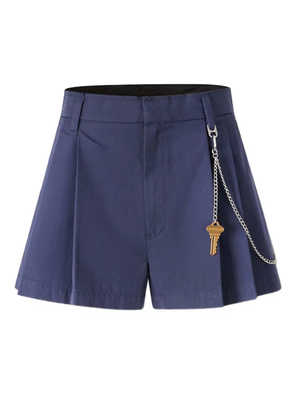 Alexander Wang pleated chain-detail skorts Blauw