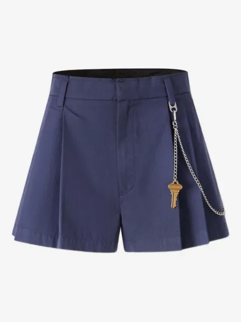 Alexander Wang pleated chain-detail skorts