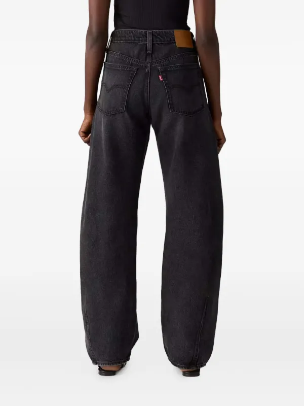Levi's バレルレッグ ジーンズ | ブラック | FARFETCH JP