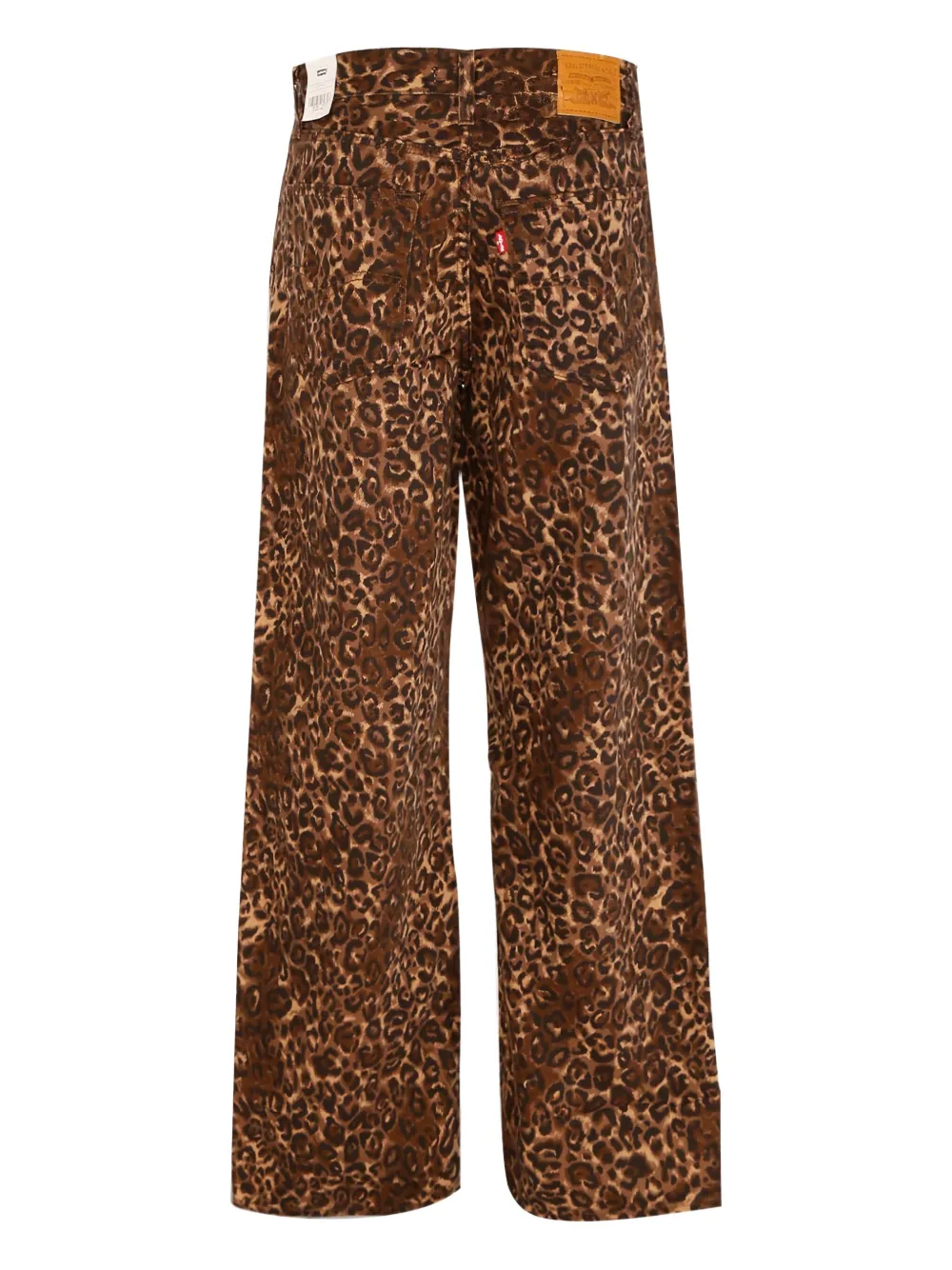 Levi's leopard-print straight-leg jeans Bruin
