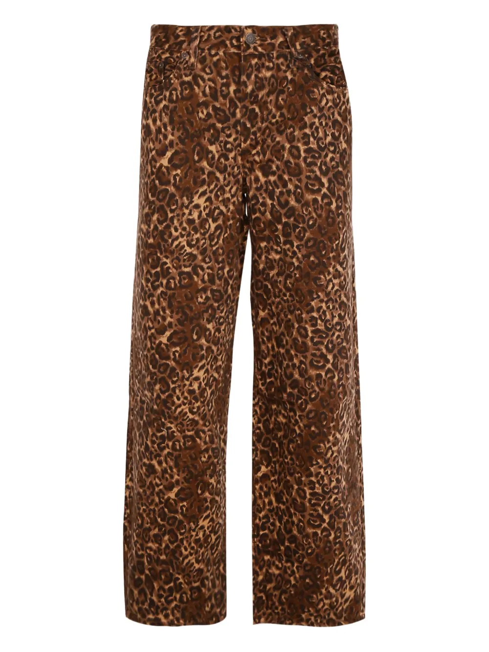 Levi's leopard-print straight-leg jeans Bruin