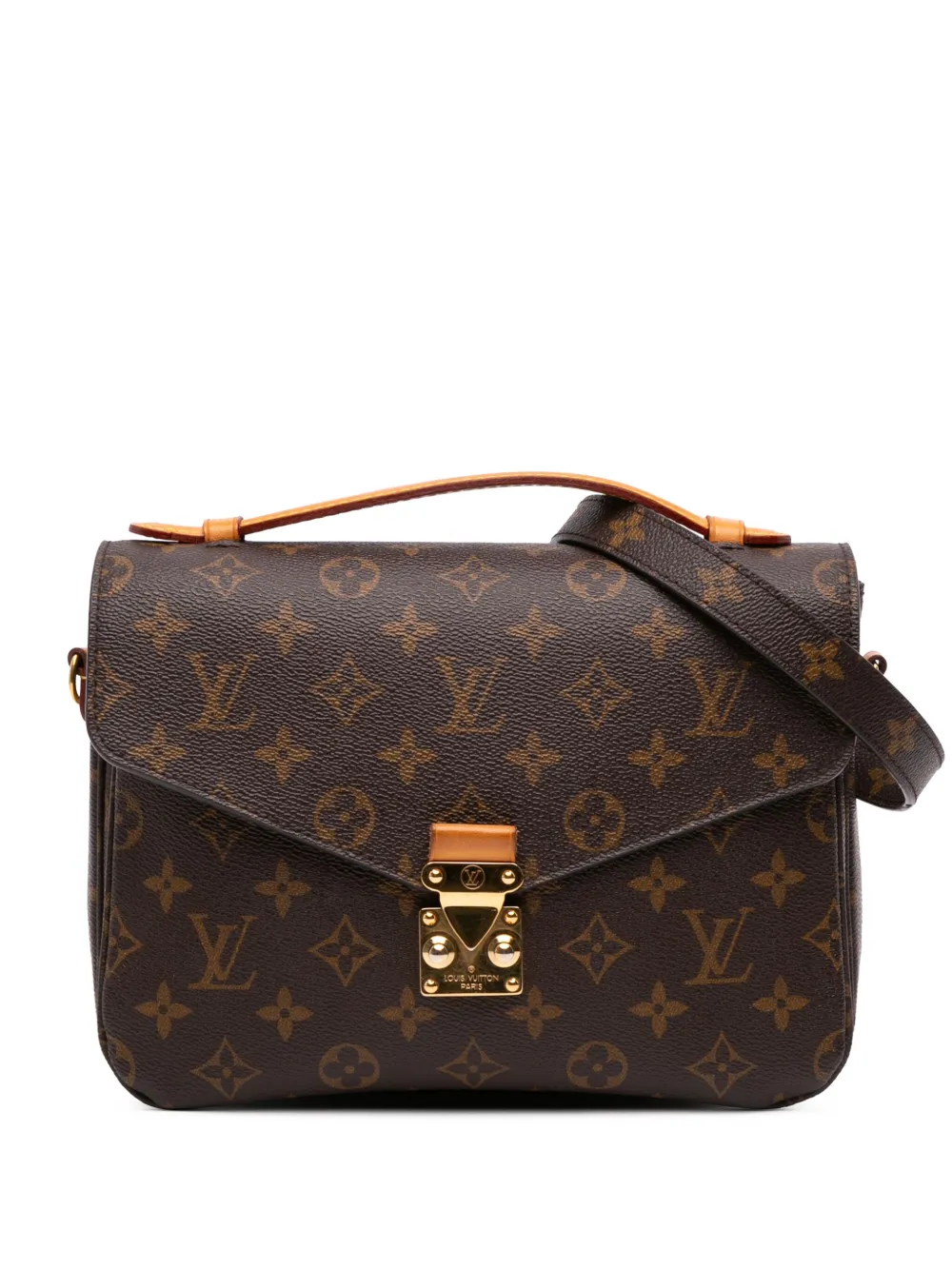 Louis Vuitton Pre-Owned 2016 モノグラム ポシェット メティス サッチェルバッグ - ブラウン Louis Vuitton Pre-Owned 2016 モノグラム ポシェット メティス サッチェルバッグ - ブラウン
