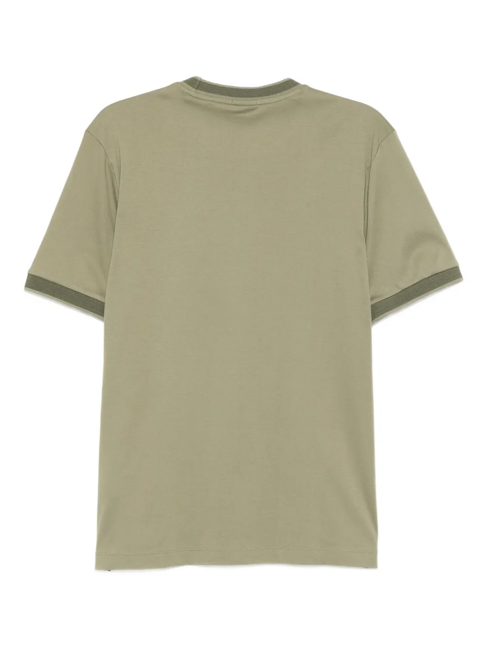 BOSS T-shirt met logoprint - Groen