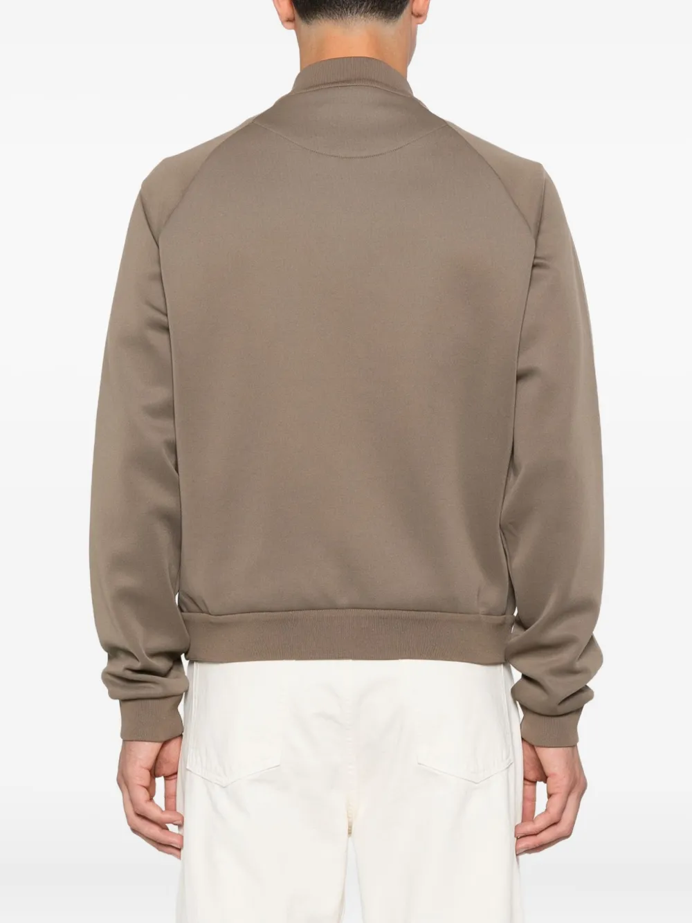 Prada Honkbaljack met rits Groen