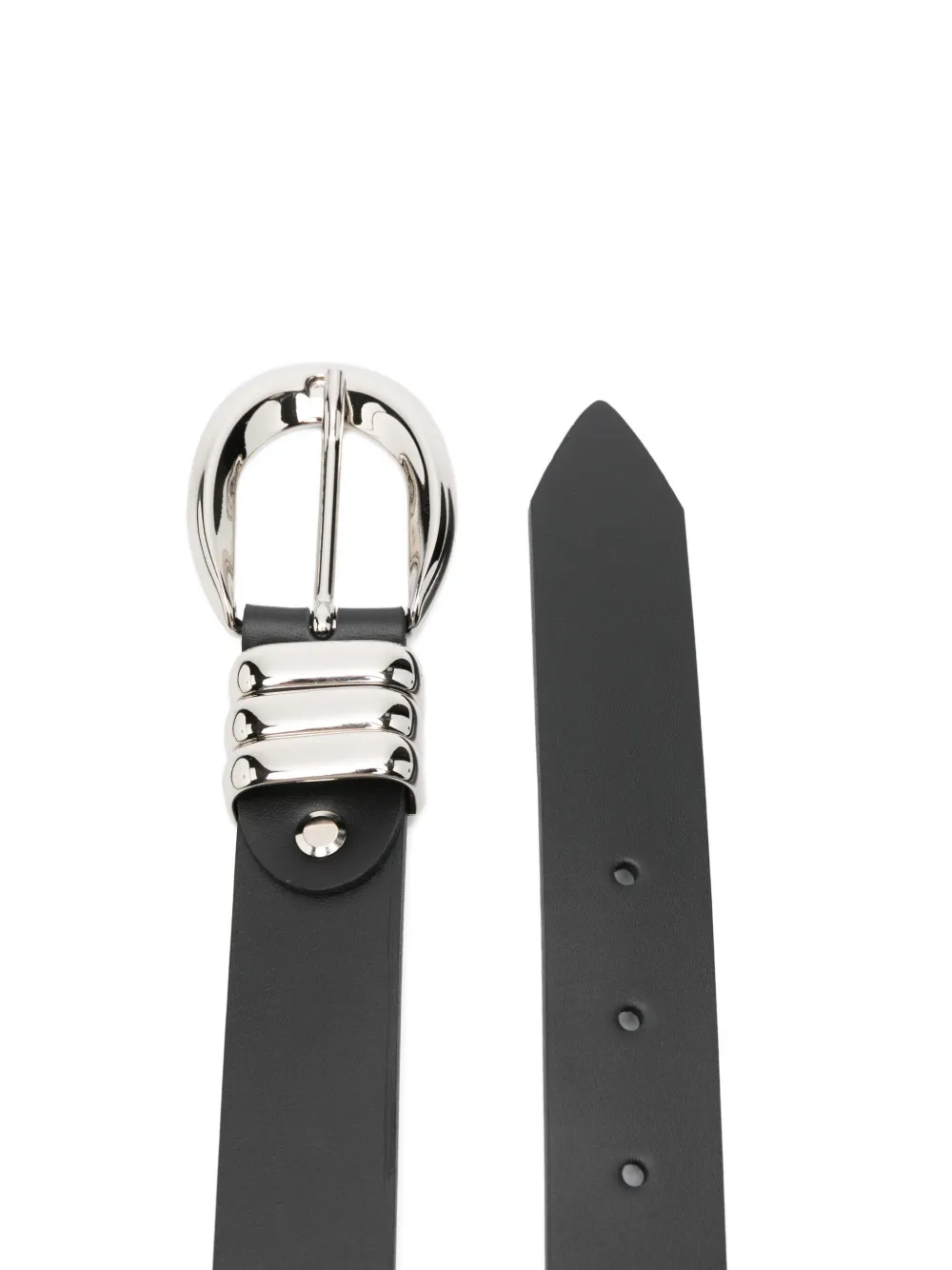 Federica Tosi leather belt Zwart