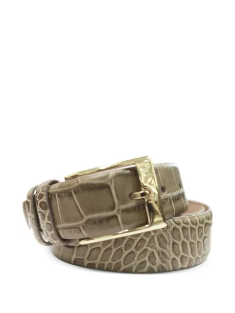Stefano Ricci  leather buckle belt