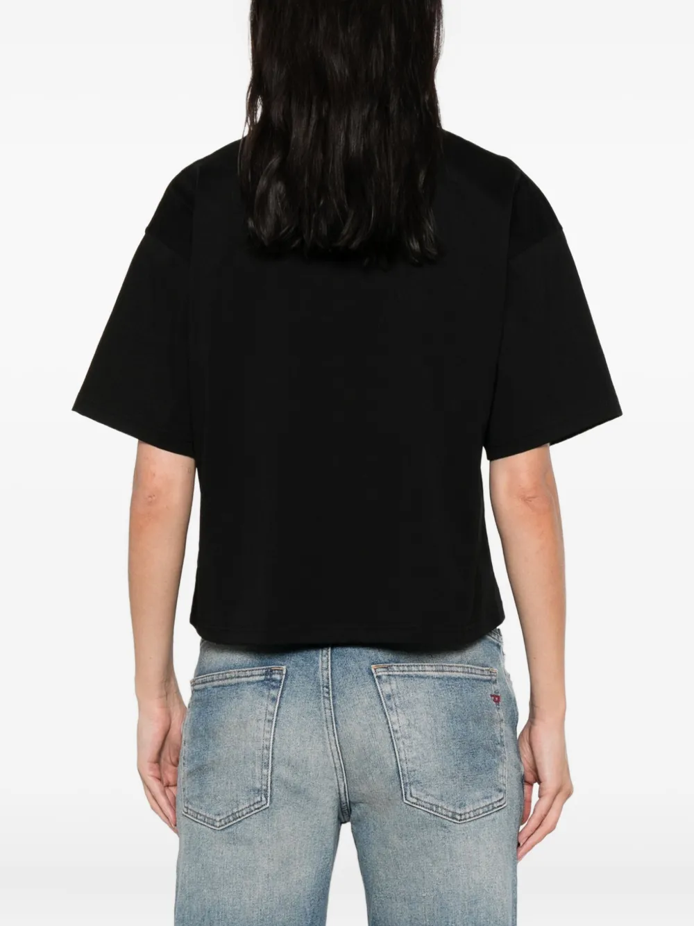 Diesel Top met ronde hals Zwart