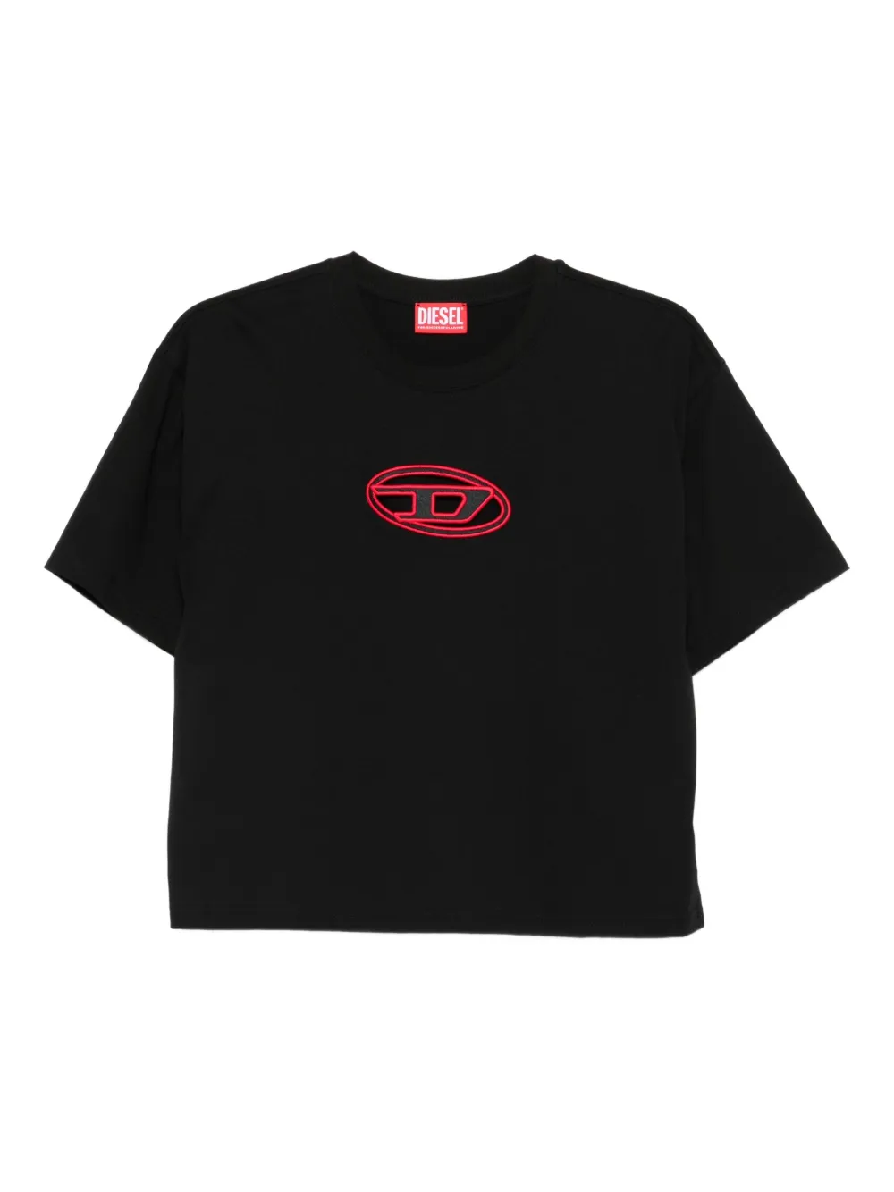 Diesel logo crew-neck top | Black | Image 1