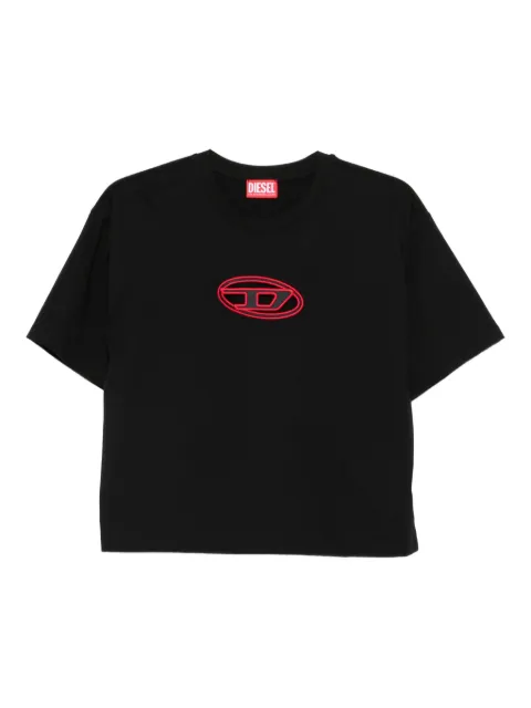 Diesel logo crew-neck top