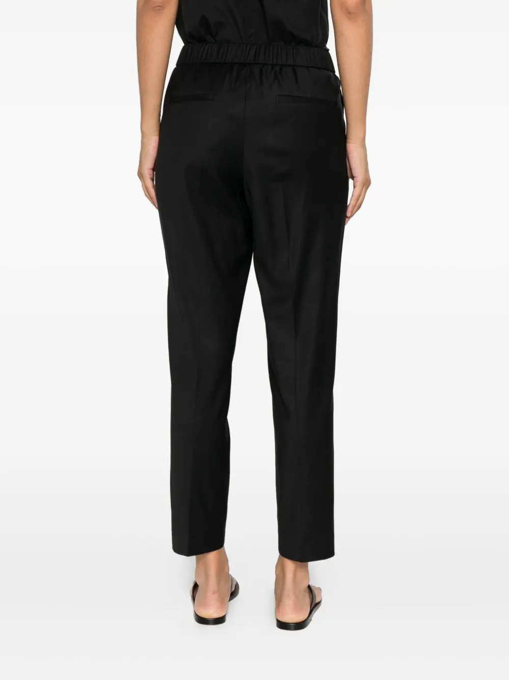Peserico Wollen broek Zwart