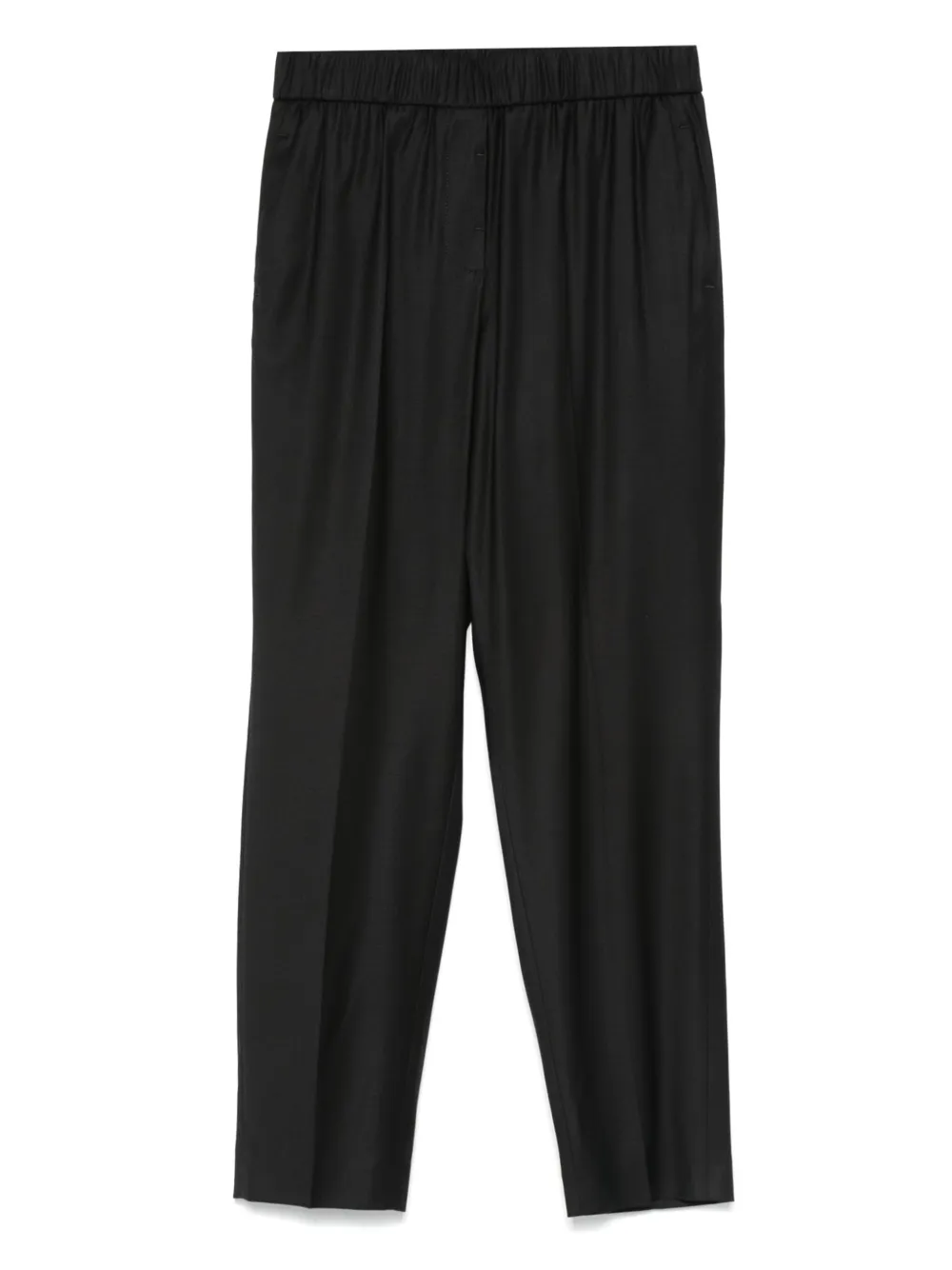 Peserico elastic-waist trousers | Black | Image 1