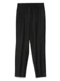 Peserico elastic-waist trousers - Black