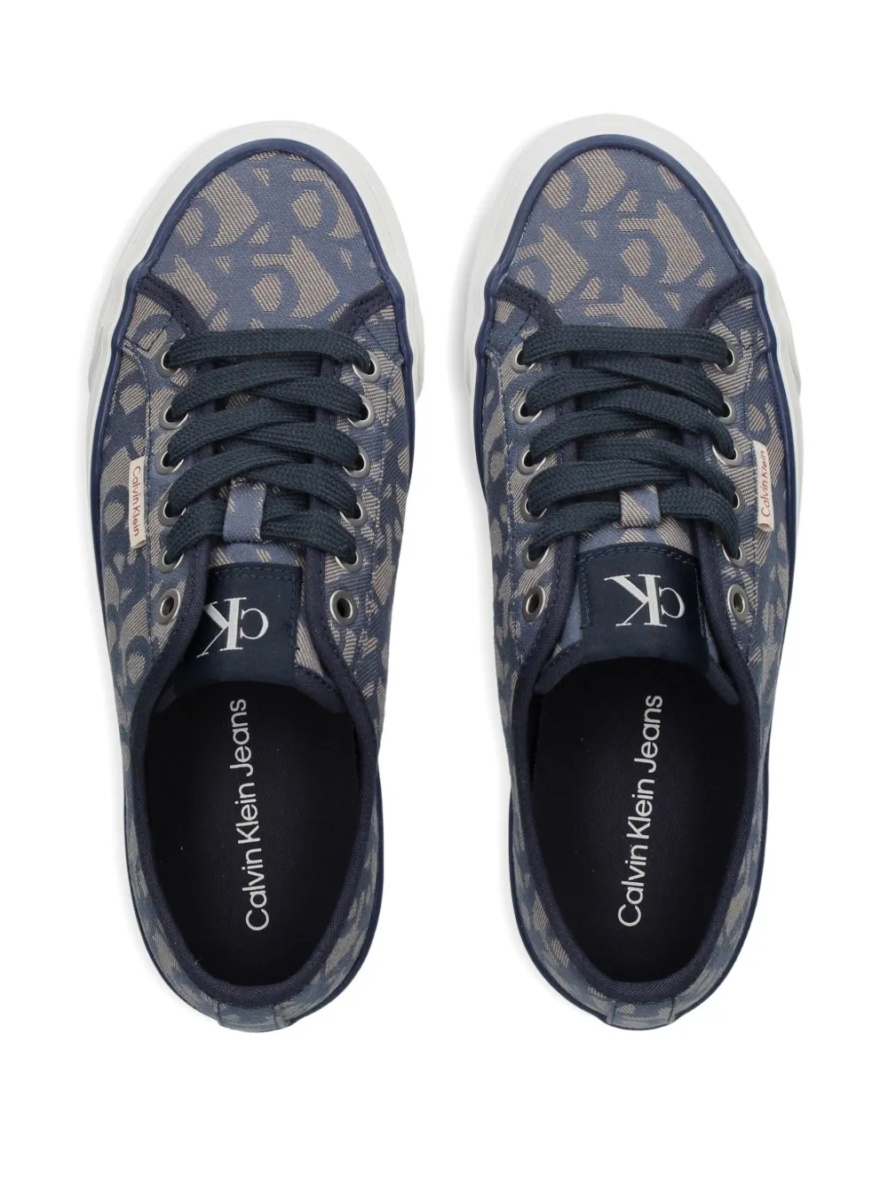 Calvin Klein Jeans monogram sneakers Blue