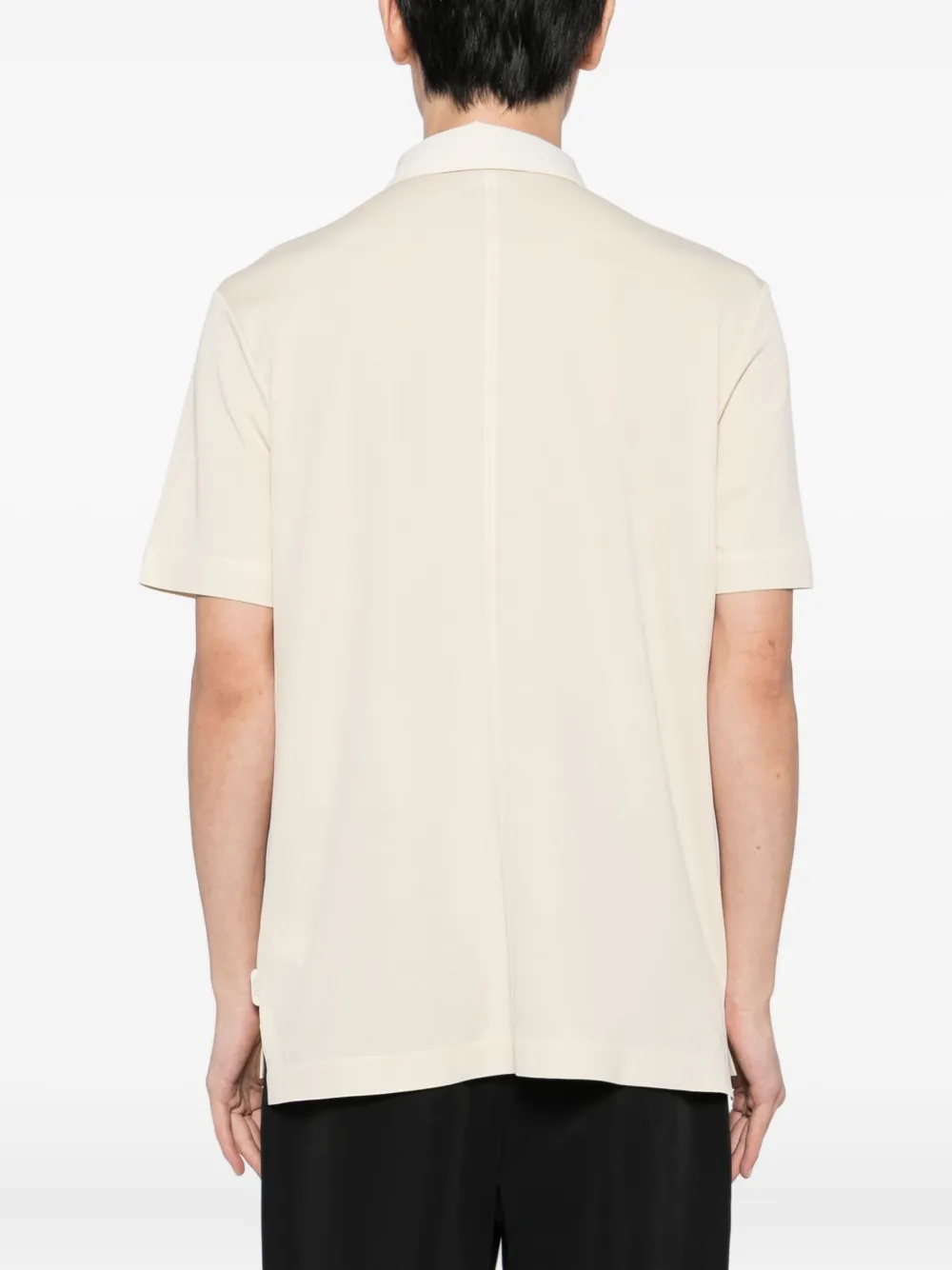 BOSS Poloshirt met logopatch Beige