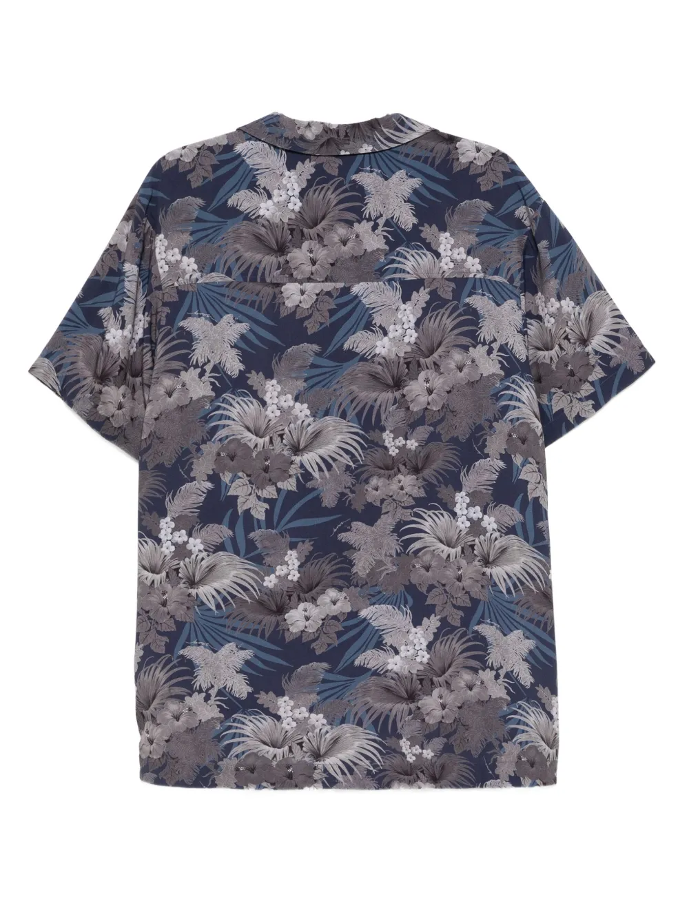 BOSS Overhemd met bloemenprint - Blauw
