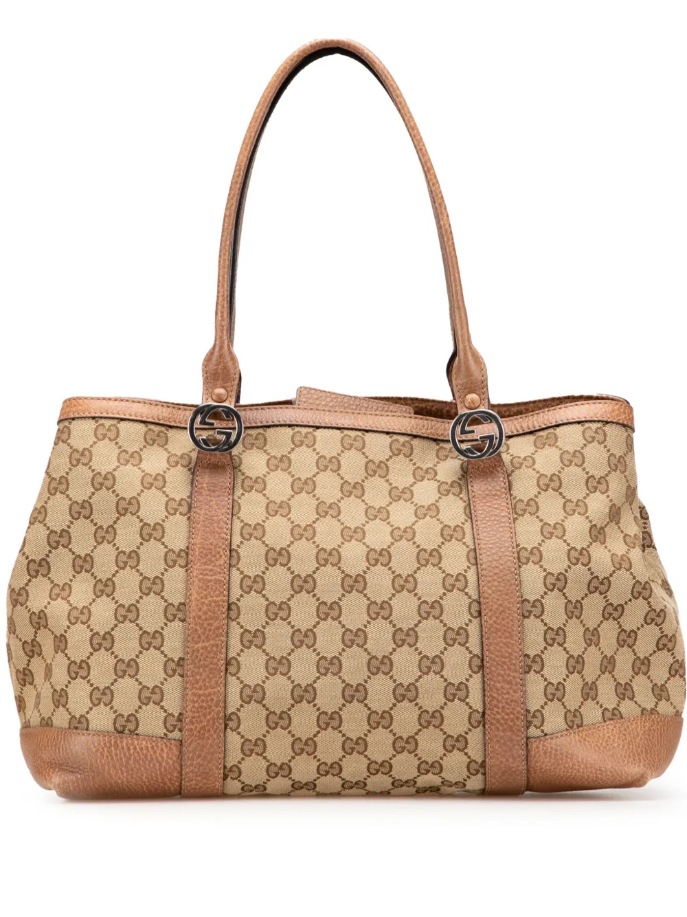 Gucci Pre-Owned 2000-2015 GGキャンバス ミス GG ハンドバッグ - ブラウン Gucci Pre-Owned 2000-2015 GGキャンバス ミス GG ハンドバッグ - ブラウン