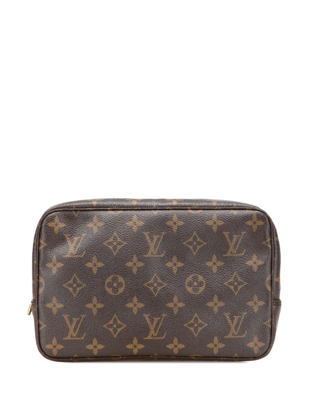 Louis Vuitton Pre-Owned 1987 モノグラム トゥルース トワレット 23 クラッチバッグ - ブラウン Louis Vuitton Pre-Owned 1987 モノグラム トゥルース トワレット 23 クラッチバッグ - ブラウン