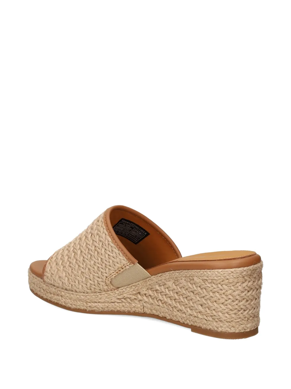 Tommy Hilfiger logo-detail wedge sandals Neutrals