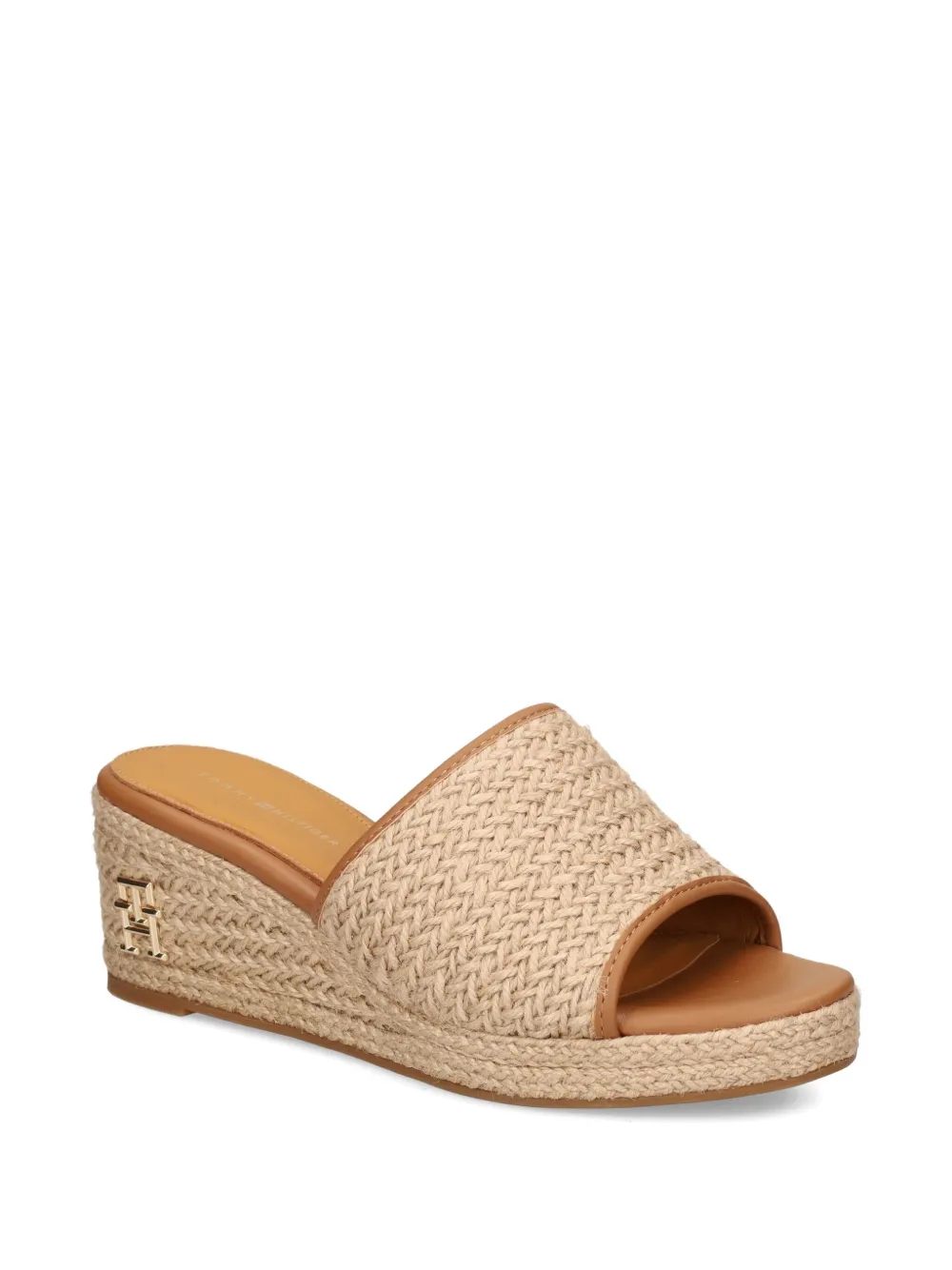 Tommy Hilfiger logo-detail wedge sandals Neutrals