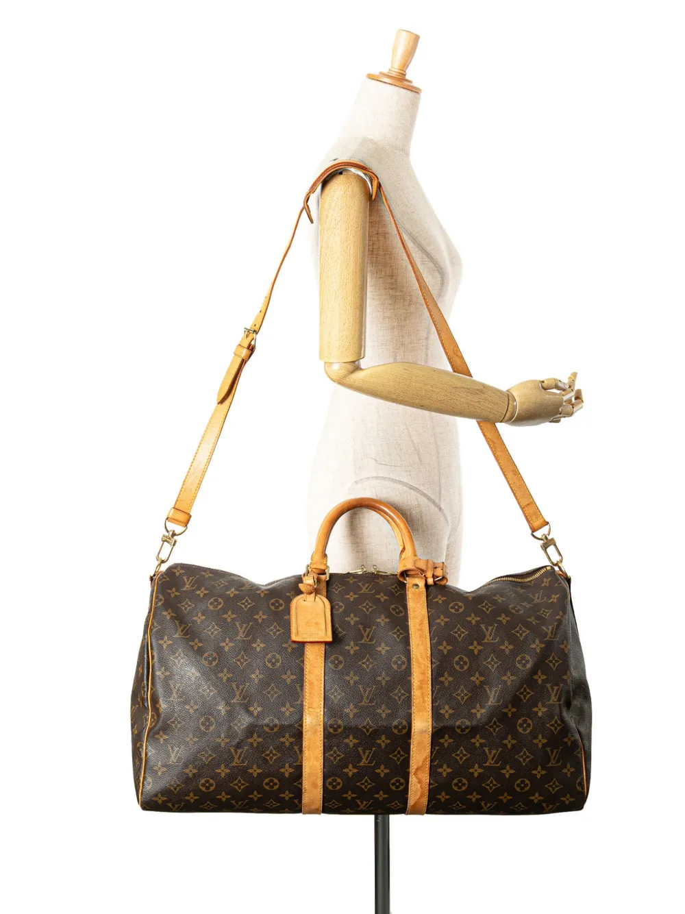 Louis Vuitton Pre-Owned 2000 Monogram Keepall Bandouliere 55 travel bag | Pre-Owned | Image 2
