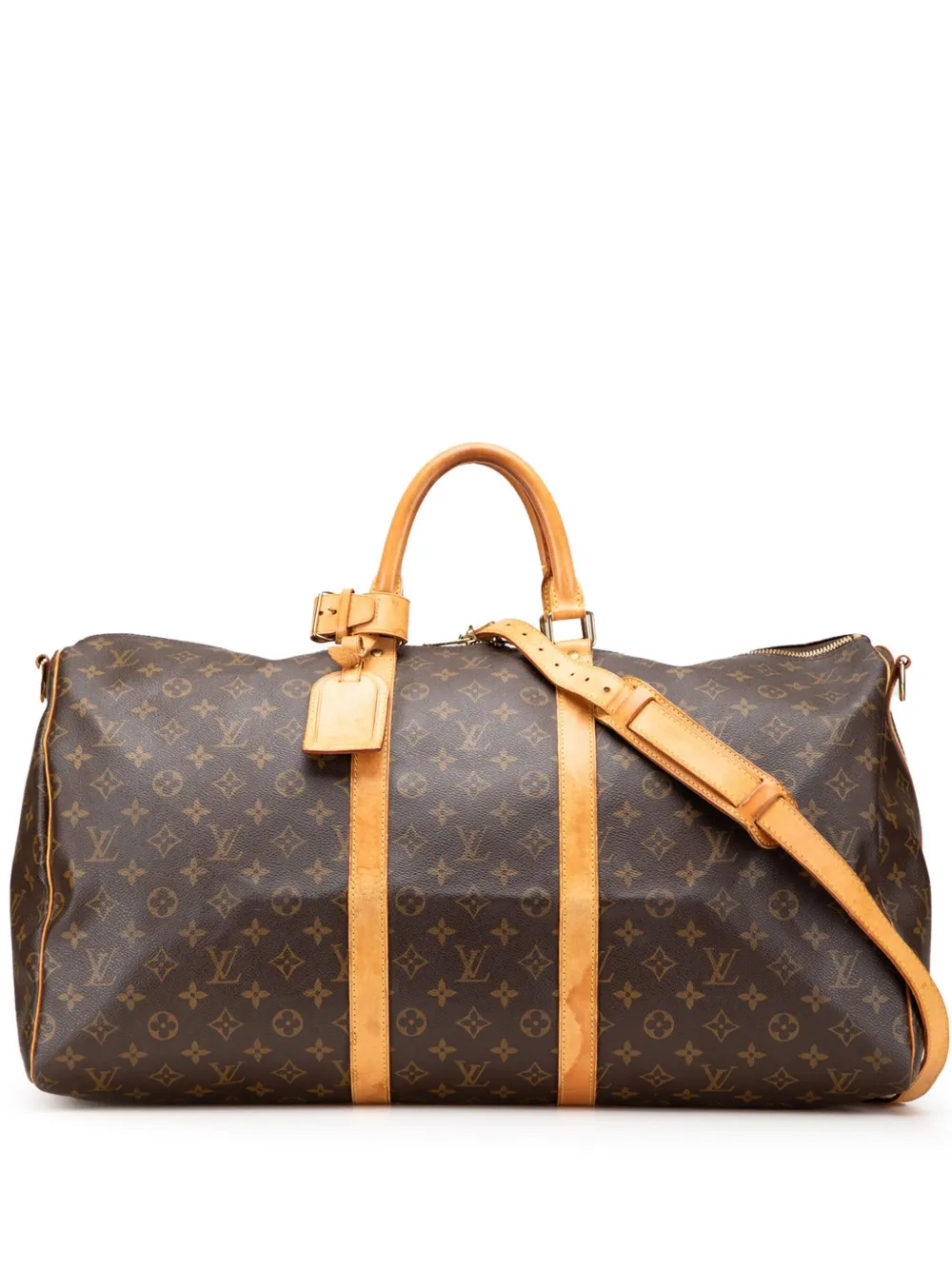 Louis Vuitton Pre-Owned 2000 Monogram Keepall Bandouliere 55 travel Louis Vuitton Pre-Owned 2000 Monogram Keepall Bandouliere 55 travel
