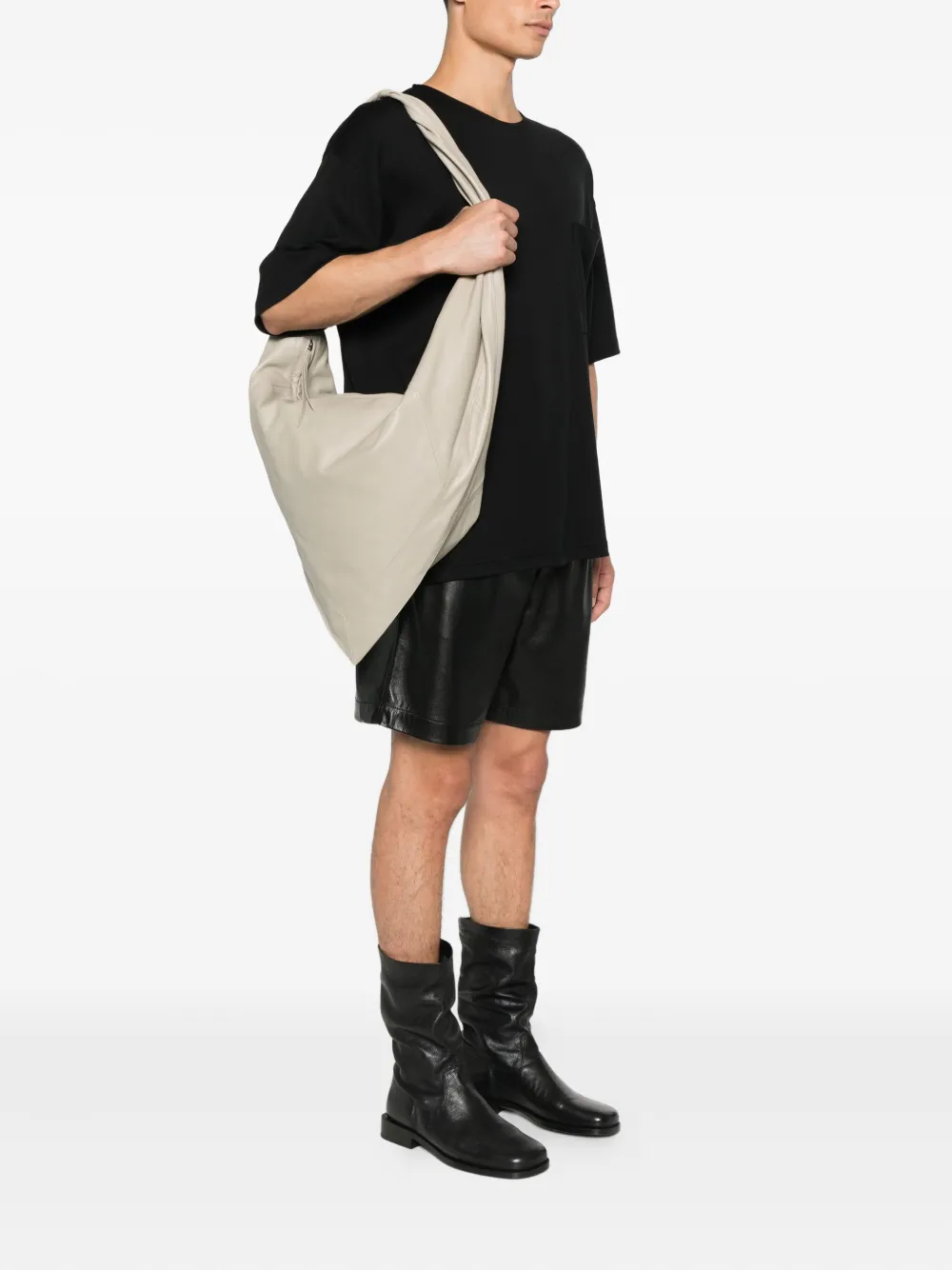 LEMAIRE Grote Scarf schoudertas Grijs