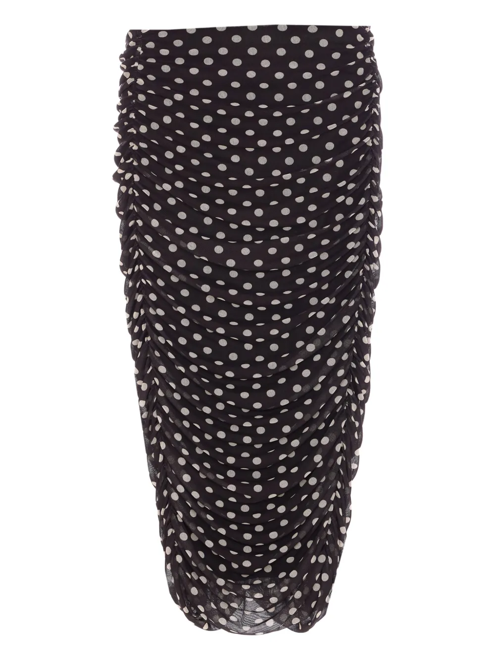 MAR DE MARGARITAS Nerea polka-dot ruched skirt | Fitted Skirts | Image 2