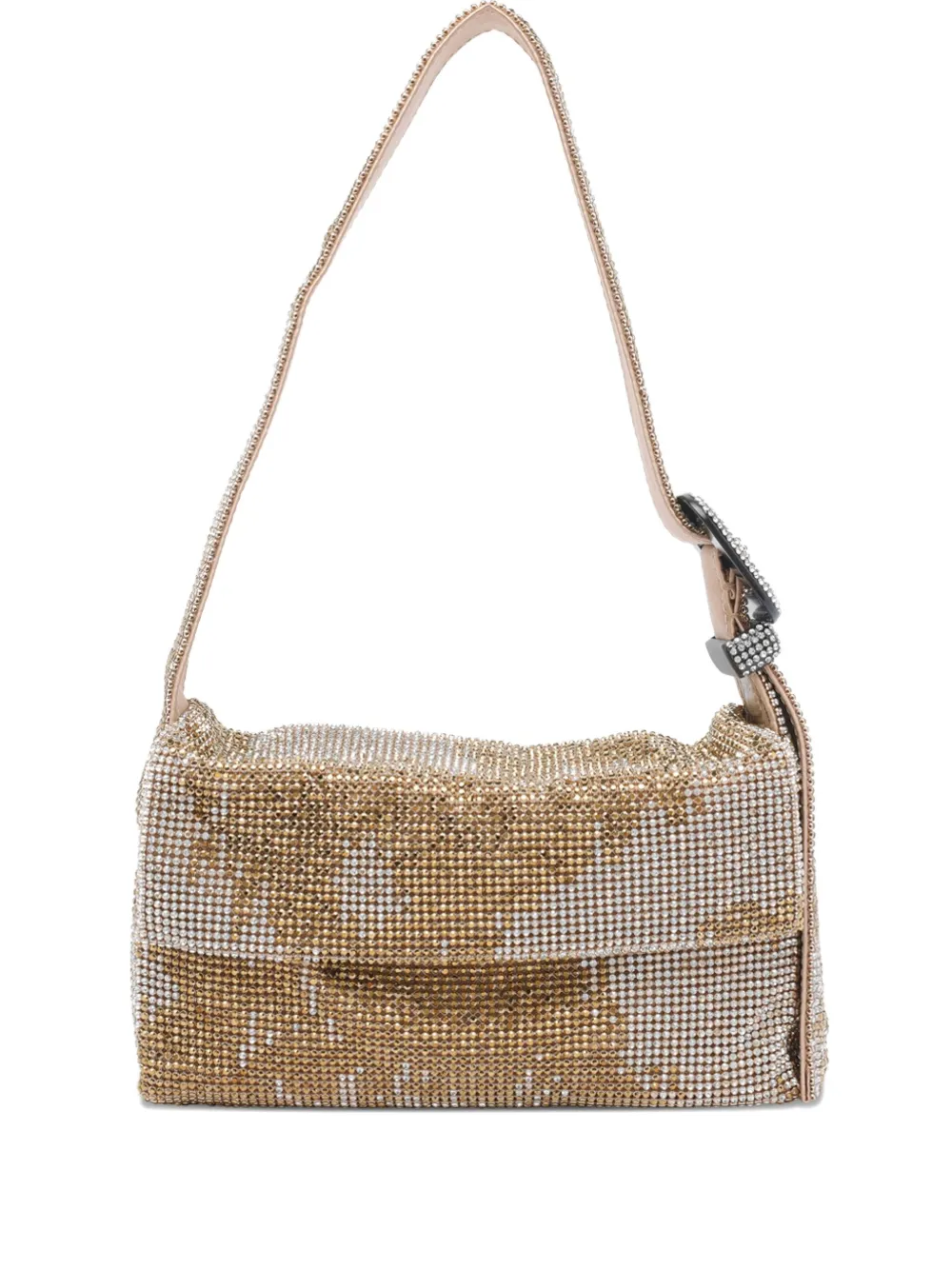 Benedetta Bruzziches strass-embellished mini bag Beige
