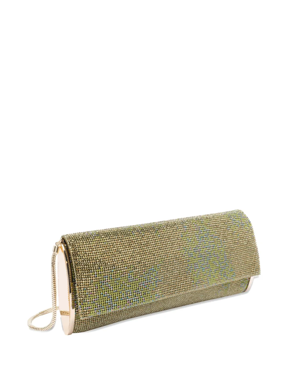Benedetta Bruzziches crystal-embellished shoulder bag Groen