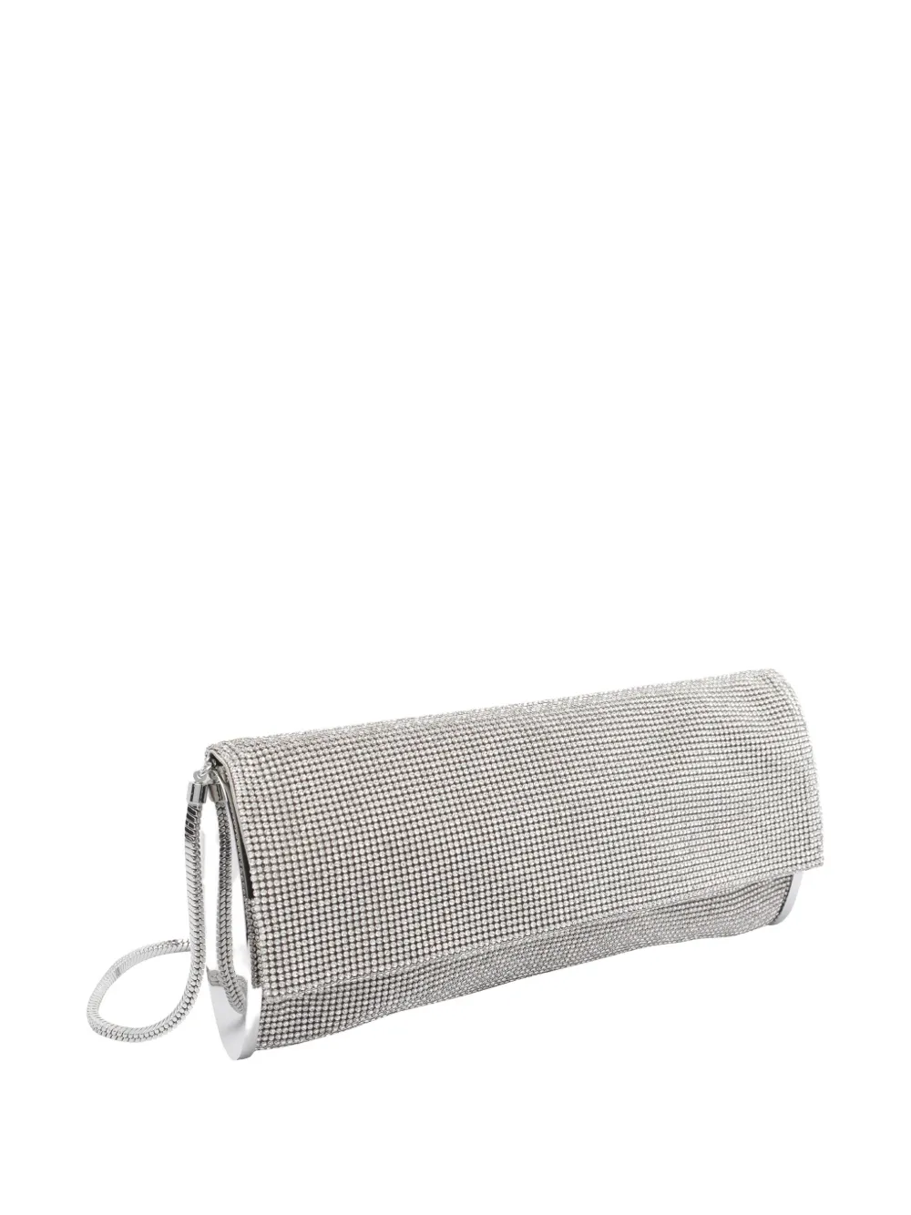 Benedetta Bruzziches Kate crystal-embellished shoulder bag Zilver