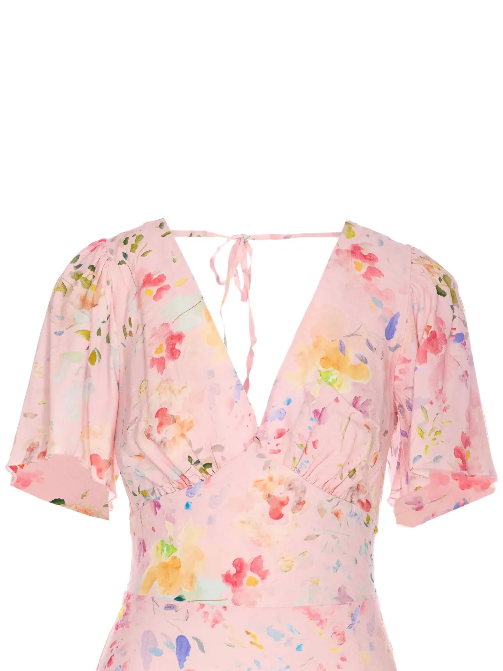 MAR DE MARGARITAS Maxi-jurk met bloemenprint - Roze