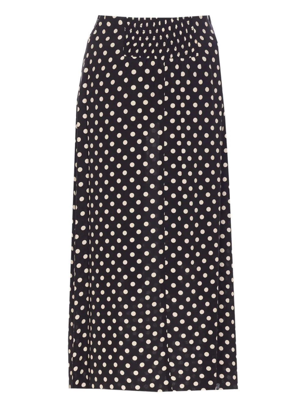 MAR DE MARGARITAS polka-dot split skirt - ブラック MAR DE MARGARITAS polka-dot split skirt - ブラック