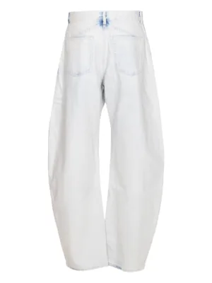 SALE【Alaia】ツイストストレートカットジーンズ Alaïa Denim for Women - Shop on FARFETCH