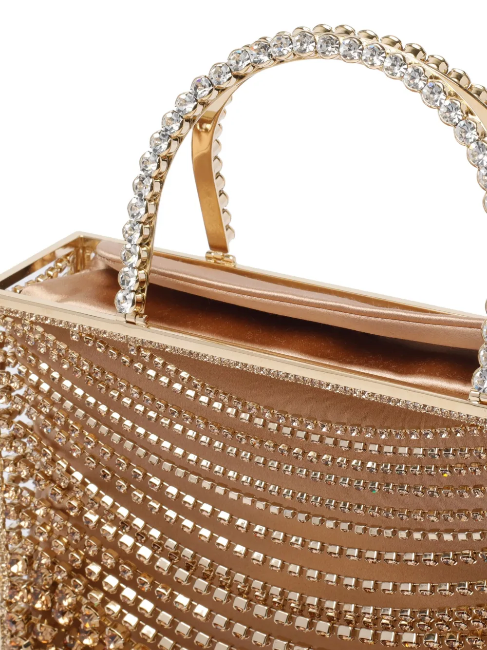 Benedetta Bruzziches mini Giulietta Degli Spiriti tote bag Goud
