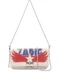 Zadig&Voltaire Rock Nano wings-detail cross body bag - White