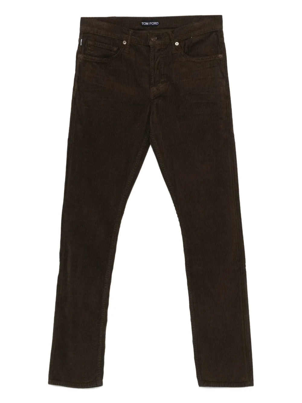 TOM FORD Ribfluwelen broek Groen