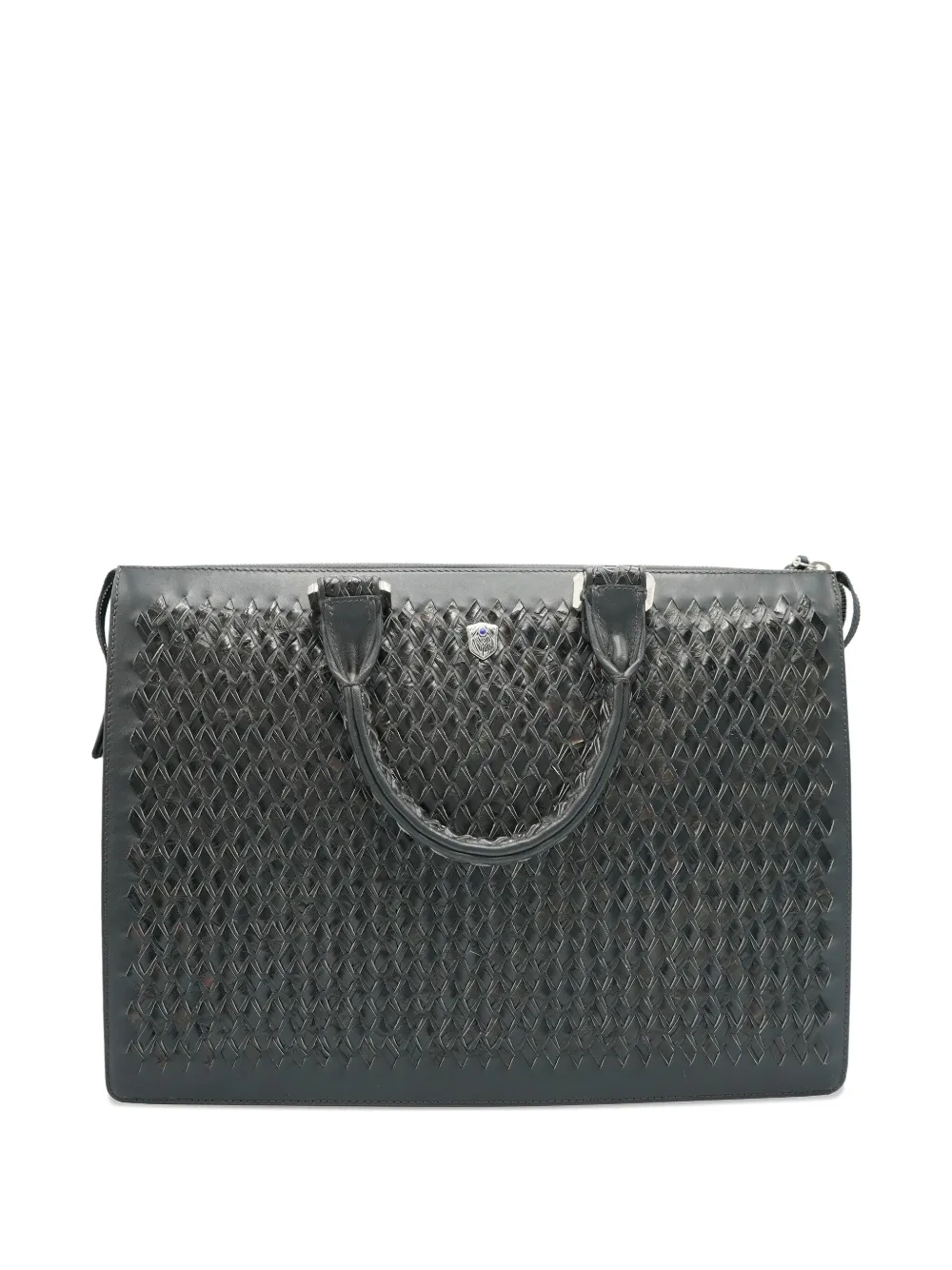 Lardini Tardini woven leather business bag | Image 2
