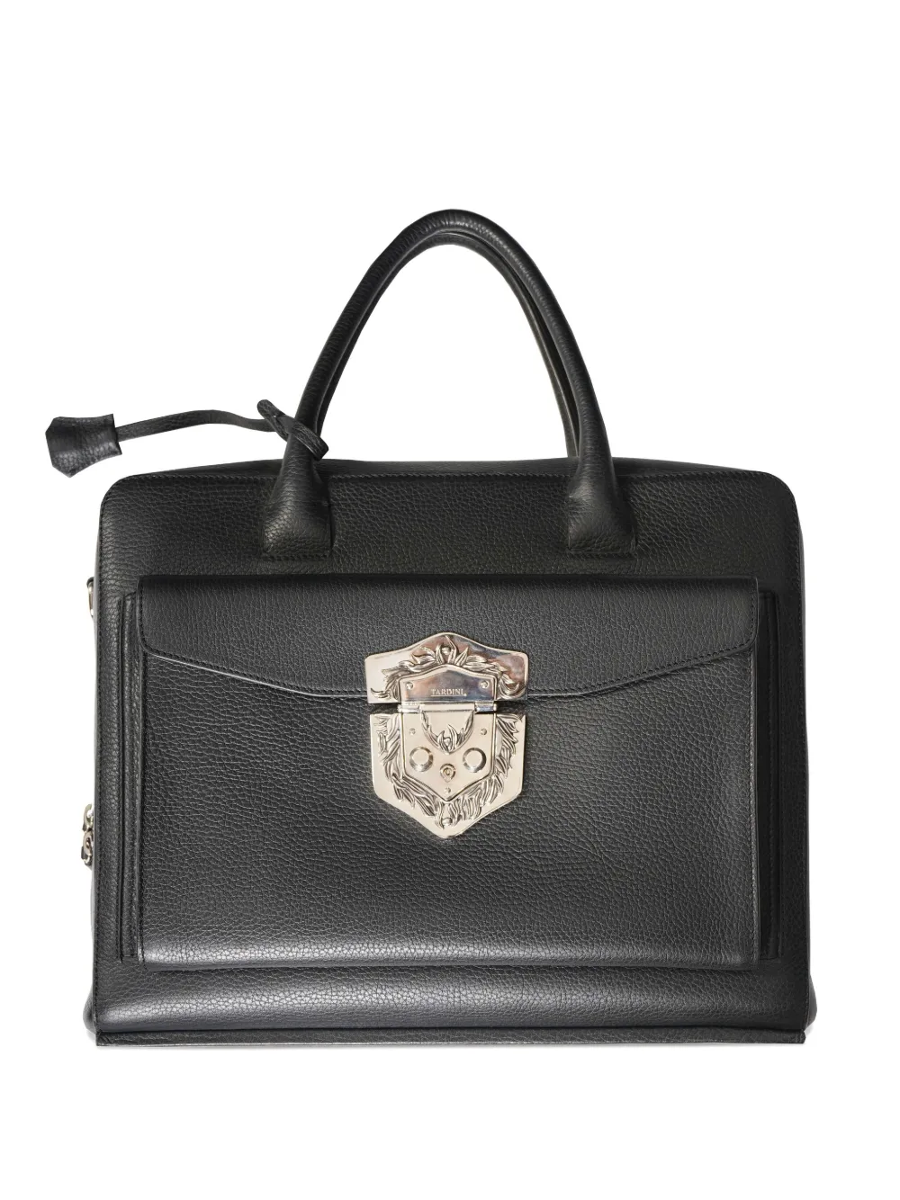 Lardini Tardini Shell Cordovan tote bag | Black | Image 1