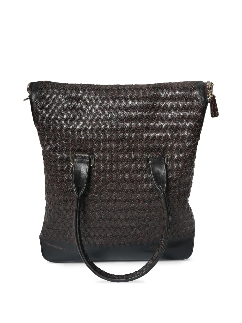  Lardini Bolso Shopper Tardini Tejido De Piel De Becerro - Marrón 