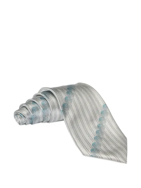 Zilli linear swirl silk ties (pack of two)